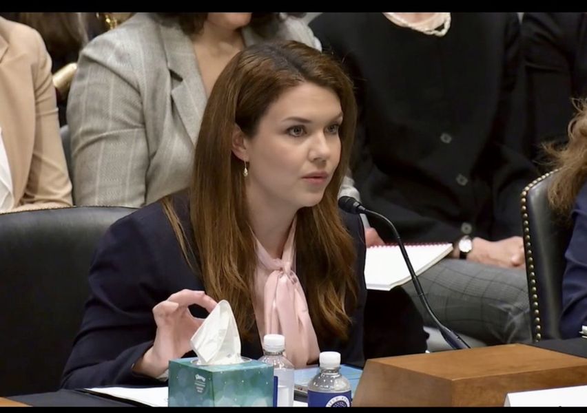 Anne Basham testifying before Congress